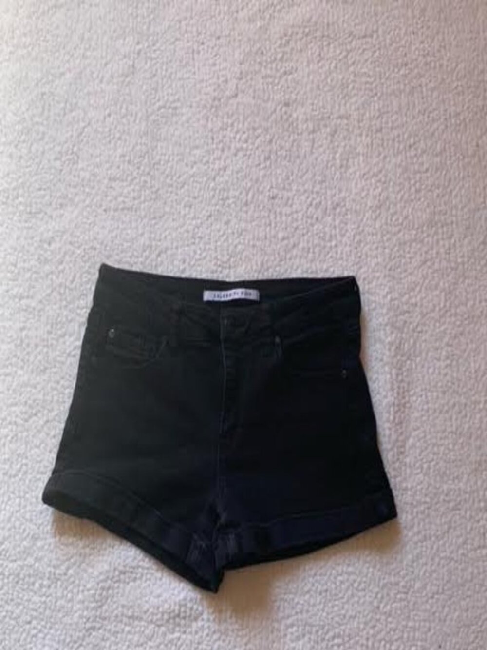 Black Celebrity Pink Jean Shorts